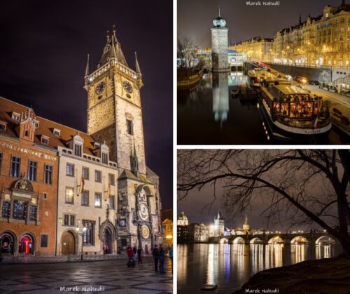 Magická Praha XI. - Sada tří fotografií 60x40cm